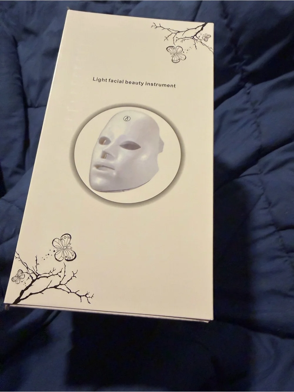 Source Unknown White LED Facial Light Therapy Mask